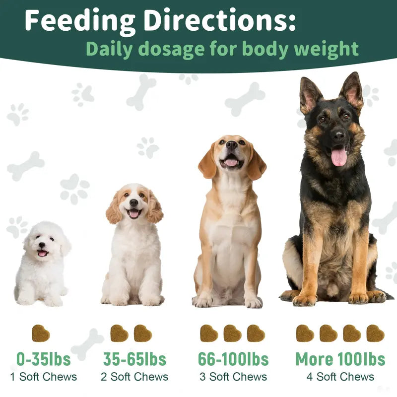 150Ct-Petrivium Dog Flea & Tick Support Soft Chews - Natural Pesticide-Free Vitamin Supplement with Rosemary Repel, Chicken Flavor, Suitable for Puppies & All Breeds/Sizes